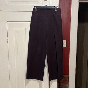 Old Navy High-Rise Pixie Wide-Leg Pants burgundy